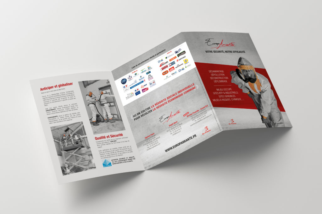 Plaquette 3 volet Europamiante