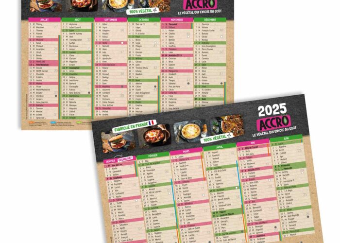 Calendrier 2025 ACCRO © Emilie APRICENA
