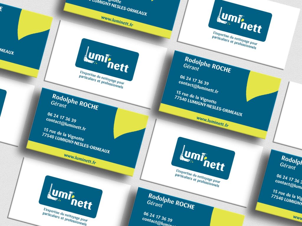Carte de visite Lumi'nett - Société de nettoyage