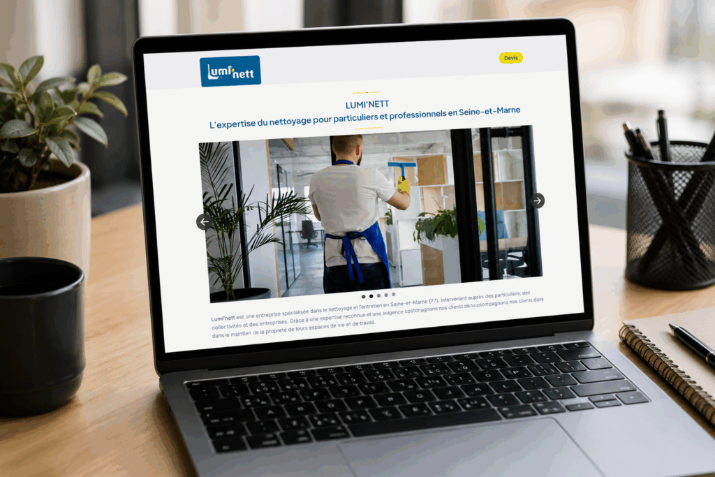Site internet Lumi'nett
