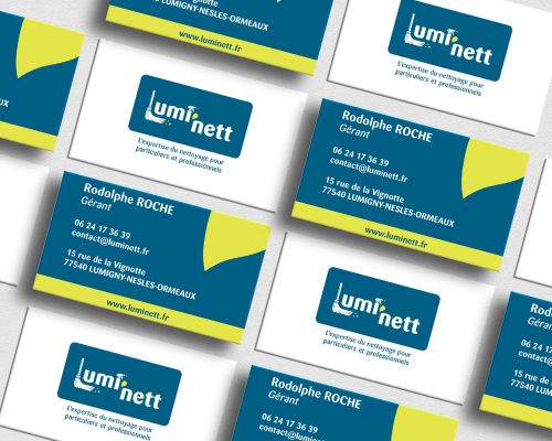 Carte de visite Lumi'nett - Société de nettoyage